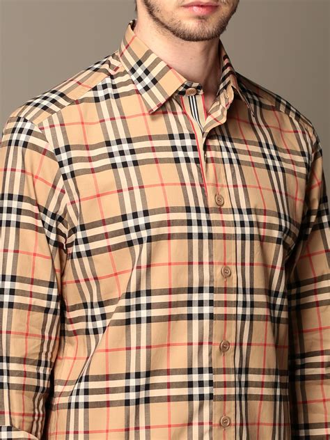 classic burberry print shirt|Burberry shirts price range.